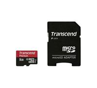 Carte microSDHC Transcend Premium 8 GB Class 10, UHS-I avec adaptateur SD
