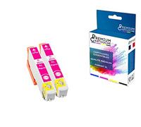 PREMIUM CARTOUCHE - 2 Cartouche Compatible pour EPSON T2613XL T2613 XL Magenta (Ours) pour Epson Expression Premium XP-510 XP-520 XP-600 XP-605 XP-610