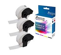PREMIUM CARTOUCHE 3 Rouleau DK11203 étiquette de Dossier Compatible pour Brother 17x87 mm Lot de 300 Étiquettes Noir sur Fond Blanc
