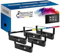 PREMIUM CARTOUCHE - 5 Ruban Compatible ERC32 Noir pour ERC 32, M 820, M 825, M U420, M U820, M U825, TM 930, TM 935, TM H6000, TM H6