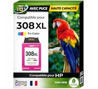 PREMIUM CARTOUCHE Cartouche Compatible pour HP 308XL Couleur