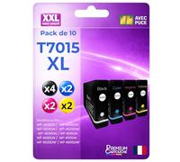 PREMIUM CARTOUCHE Pack de 10 Cartouches Compatible pour Epson C13T70114010 C13T70124010 C13T70134010 C13T70144010 Noir et Couleurs