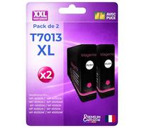 PREMIUM CARTOUCHE Pack de 2 Cartouches Compatible pour Epson C13T70134010 T7013 Magenta 3500 Pages