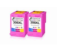 PREMIUM CARTOUCHE Pack de 2 Cartouches Compatible pour HP 308XL Couleur