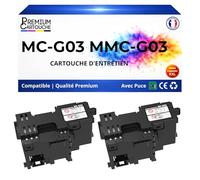 PREMIUM CARTOUCHE Pack de 2 Cartouches d'entretien Compatible pour Canon MC-G03 5794C001 Noir