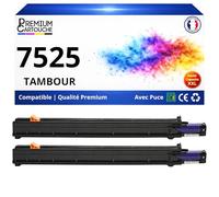 PREMIUM CARTOUCHE Pack de 2 Tambours Compatible pour imprimantes Xerox 013R00662 Noir 125000 Pages