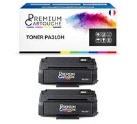 PREMIUM CARTOUCHE Pack de 2 Toners Compatible pour Pantum PA310H Noir 6 000 Pages