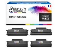PREMIUM CARTOUCHE Pack de 4 Toners Compatible pour Pantum TL410X Noir 6 000 Pages
