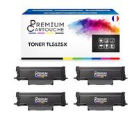 PREMIUM CARTOUCHE Pack de 4 Toners Compatible pour Pantum TL5125X Noir 15 000 Pages
