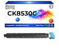 PREMIUM CARTOUCHE Toner Compatible pour Triumph Adler CK8530C 1T02YPCUT0 Cyan 20000 Pages