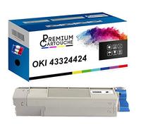 PREMIUM CARTOUCHE - Toner x1-43324424 (Noir) - Compatible pour OKI C 5500 N OKI C 5550 MFP OKI C 5550 n MFP OKI C 5800 OKI C 5800