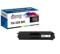 PREMIUM CARTOUCHE - Toner x1 - TN-326 BK (Noir) - TN 326 Compatible pour Brother HL-4140CD/4150CDN/4570CDW/4570CDWT/L8250CDN/L8350CDW/L8350C
