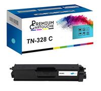 PREMIUM CARTOUCHE - Toner x1 - TN-328C (Cyan) - Compatible pour Brother HL-4570CDW/4570CDWT, DCP-9270CDN, MFC-9970CDW Brother HL-457