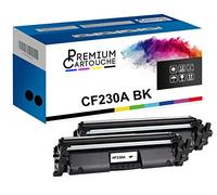 PREMIUM CARTOUCHE - Toner x2 - CF230A (Noir x2) - Compatible pour HP Laserjet Pro M 203 HP Laserjet Pro M 203 Series HP Laserjet