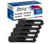 PREMIUM CARTOUCHE - Toner x5 - TN-325BK (Noir (x2) + Cyan + Magenta + Jaune) - Compatible pour Brother HL-4140CD/4150CDN/4570CDW/457