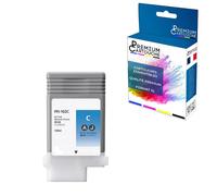 PREMIUM CARTOUCHE - x1 Cartouches compatibles PFI-102C (PFI-102) 0896B001 pour IPF 500 510 600 605 610 650 655 700 710 720 750 755 760 765 L