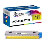 PREMIUM CARTOUCHE - x1 Toner - 43487709 (Yellow) - Compatible pour OKI C 8600 CDTN OKI C 8600 DN OKI C 8600 DTN OKI C 8600 N OKI C 8600 Series OKI C