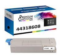 PREMIUM CARTOUCHE - x1 Toner - 44318608 (Noir) - Compatible pour OKI C 710 CDTN OKI C 710 DN OKI C 710 DTN OKI C 710 N OKI C 711 CDTN OKI C 711 DM OK