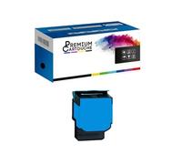 PREMIUM CARTOUCHE - x1 Toner - 78C2XC0 Cyan Compatible pour Lexmark CS421dn CS421 CS521dn CS521 CS622de CS622 CX421adn CX421 CX522a