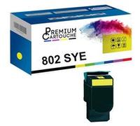 - x1 Toner - 802HC (Yellow) - Compatible pour Lexmark CX310dn, Lexmark CX310dnw, Lexmark CX310n, Lexmark CX410de,