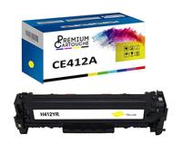 PREMIUM CARTOUCHE - x1 Toner - CE412A (Yellow) - Compatible pour HP Color Laserjet CM3530FS HP Color Laserjet CP3520 HP Color Laserjet CP3525 HP Colo