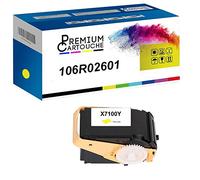 PREMIUM CARTOUCHE - x1 Toners - 106R02601 106R2601 (Yellow) - Compatible pour Xerox Phaser 7100 Series Xerox Phaser 7100 dn Xerox Phaser 7100 DNM Xer