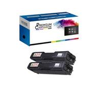 PREMIUM CARTOUCHE - x2 Toner - 407899 SPC340E 407899 SPC340E Noir Compatible pour Ricoh Aficio SP C 340 dn C 341 SP C 340 dn 341