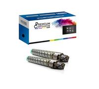 PREMIUM CARTOUCHE - x2 Toner - 821121 821185 821181 821121 821185 821181 Noir Compatible pour Lanier SP C 830 Series 830 dn 831 dn R