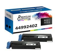 PREMIUM CARTOUCHE - x2 Toners - 44992402 (Noir) - Compatible pour OKI B401 OKI 401D OKI 401DN OKI MB441 OKI 441DN OKI MB451 OKI 451DN OKI 451DNW OKI
