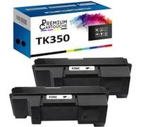 - x2 Toners - TK350 1T02LX0NLC (Noir) - Compatible pour Kyocera FS-3000 Series Kyocera FS-3040 MFP Kyocera FS-304