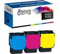 PREMIUM CARTOUCHE - x3 Toner - CS510 CS310 CS410 CS310DN CS410N CS510 CS310 CS410 CS310DN CS410N Cyan + Magenta + Jaune Compatible