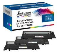 PREMIUM CARTOUCHE - x3 Toners - CLT-404S + CLT-404S + CLT-404S (Cyan + Magenta + Jaune) - Compatible pour Samsung Xpress C 430 Sams G