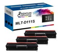 PREMIUM CARTOUCHE - x3 Toners - MLT-D111S (Noir) - Compatible pour Samsung Xpress M 2020 Samsung Xpress M 2020 W Samsung Xpress M 2