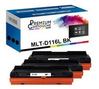 PREMIUM CARTOUCHE - x3 Toners - MLT-D116L (Noir) - Compatible pour Samsung SL-M 2620 SL-M 2620 D SL-M 2620 ND SL-M 2620 Series SL-M G