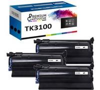 - x3 Toners - TK3100 1T02MS0NL0 (Noir) - Compatible pour Kyocera ECOSYS M 3040 dn Kyocera ECOSYS M 3540 dn Kyocer