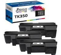 PREMIUM CARTOUCHE - x3 Toners - TK350 1T02LX0NLC (Noir) - Compatible pour Kyocera FS-3000 Series Kyocera FS-3040 MFP Kyocera FS-304