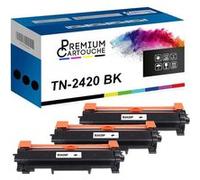 PREMIUM CARTOUCHE - x3 Toners - TN-2420 (Noir) - Compatible pour Brother HL-L2350DW L2310D L2357DW L2375DW L2370DN,Brother MFC-L271 Noir G