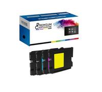 PREMIUM CARTOUCHE - x4 Toner - 405688 405688 + 405689 + 405690 + 405691 Noir + Yellow + Magenta + Jaune Compatible pour Lanier GXe33
