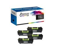 PREMIUM CARTOUCHE - x4 Toner - 502X 502X Noir Compatible pour Lexmark MS410D MS410dn MS415Dn MS510Dn MS610De MS610dn MS610Dte MS610D