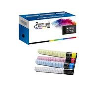 PREMIUM CARTOUCHE - x4 Toner - 841739 841739 + 841742 + 841741 + 841740 Noir + Yellow + Magenta + Jaune Compatible pour Ricoh Aficio