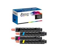 PREMIUM CARTOUCHE - x4 Toner - CEXV34 : (3782B002) + (3783B002) + (3784B002) + (3785B002) C-EXV34 Noir + Cyan + Magenta + Yellow Co