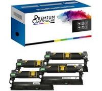 PREMIUM CARTOUCHE - x4 Toner - DR 230 DR230 Noir + Cyan + Magenta + Jaune Compatible pour Brother HL-3040CN 3070CW 3045CN 3075CW,