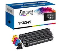 PREMIUM CARTOUCHE - x4 Toner - TK8345 Noir + Cyan + Magenta + Yellow Compatible pour TASKalfa 2552ci, TASKalfa 2553ci