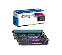 PREMIUM CARTOUCHE - x4 Toner - W2120X NO CHIP 212X Noir + Cyan + Magenta + Yellow Compatible pour Color LaserJet Enterprise Color La