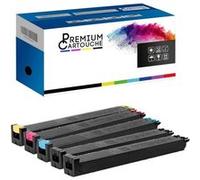 PREMIUM CARTOUCHE - x5 Toner - SHT-MX61BK SHT-MX61BK (X2) + SHT-MX61CY + SHT-MX61MG + SHT-MX61YL Noir (x2) + Cyan + Magenta + Yello