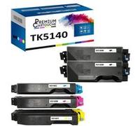 PREMIUM CARTOUCHE - x5 Toners - TK5140K (x2) + TK5140C + TK5140M + (Noir (x2) + Cyan + Magenta + Jaune) - Compatible pour Kyocera