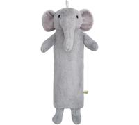 Premium Children's Hot Water Bottle,0.9 Litre Hose With Soft Faux Fur Cover,Natural Rubber Hot Water Bottle,Various Designs,Elephant