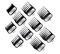 Premium Clipper Guards Guides De Coupe De Cheveux Professionnels Peignes Avec Clip En Métal, Compatibles Avec WAHL, La Plupart Des Tondeuses, 8 Pièces/10 Pièces(10 pc)