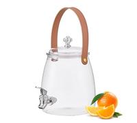 Premium Cold Drink Dispenser - Large Capacity Fridge-Friendly Beverage Pitcher with Spout for Juice, Tea, and Lemonade - Food-Grade Container for Parties, Picnics & Home Use