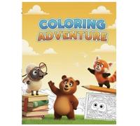 Premium Coloring Adventure: An Easy and Fun Animal Premium Coloring Book for Toddlers, Preschoolers, and Kids Ages 2-5: Features Dogs, Cats, Farm Animals, and More!